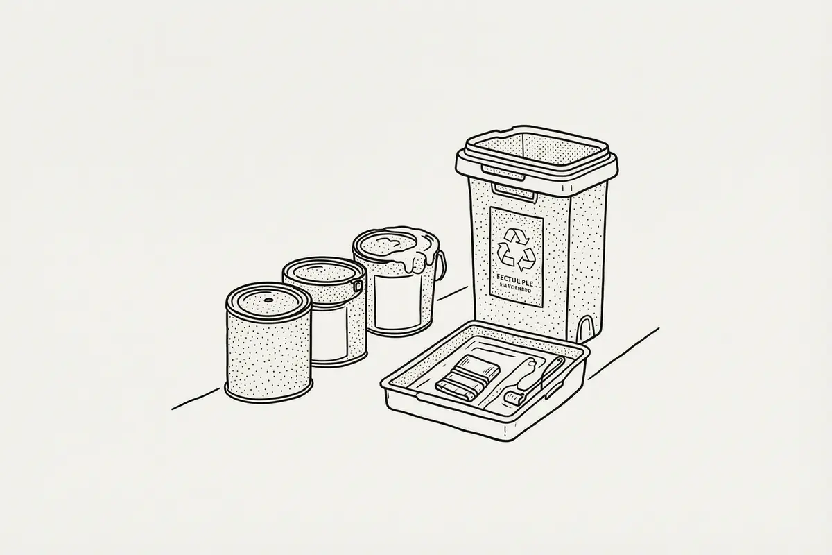 How to Dispose of Old Paint and Wallpaper Paste in Surrey