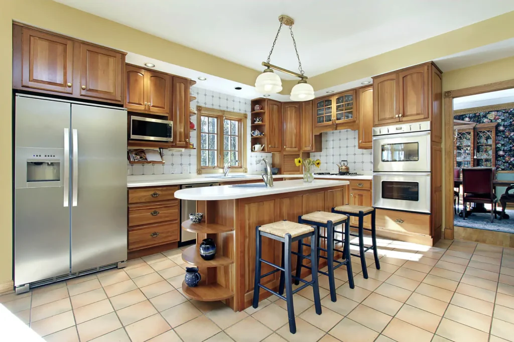 How to paint an oak kitchen