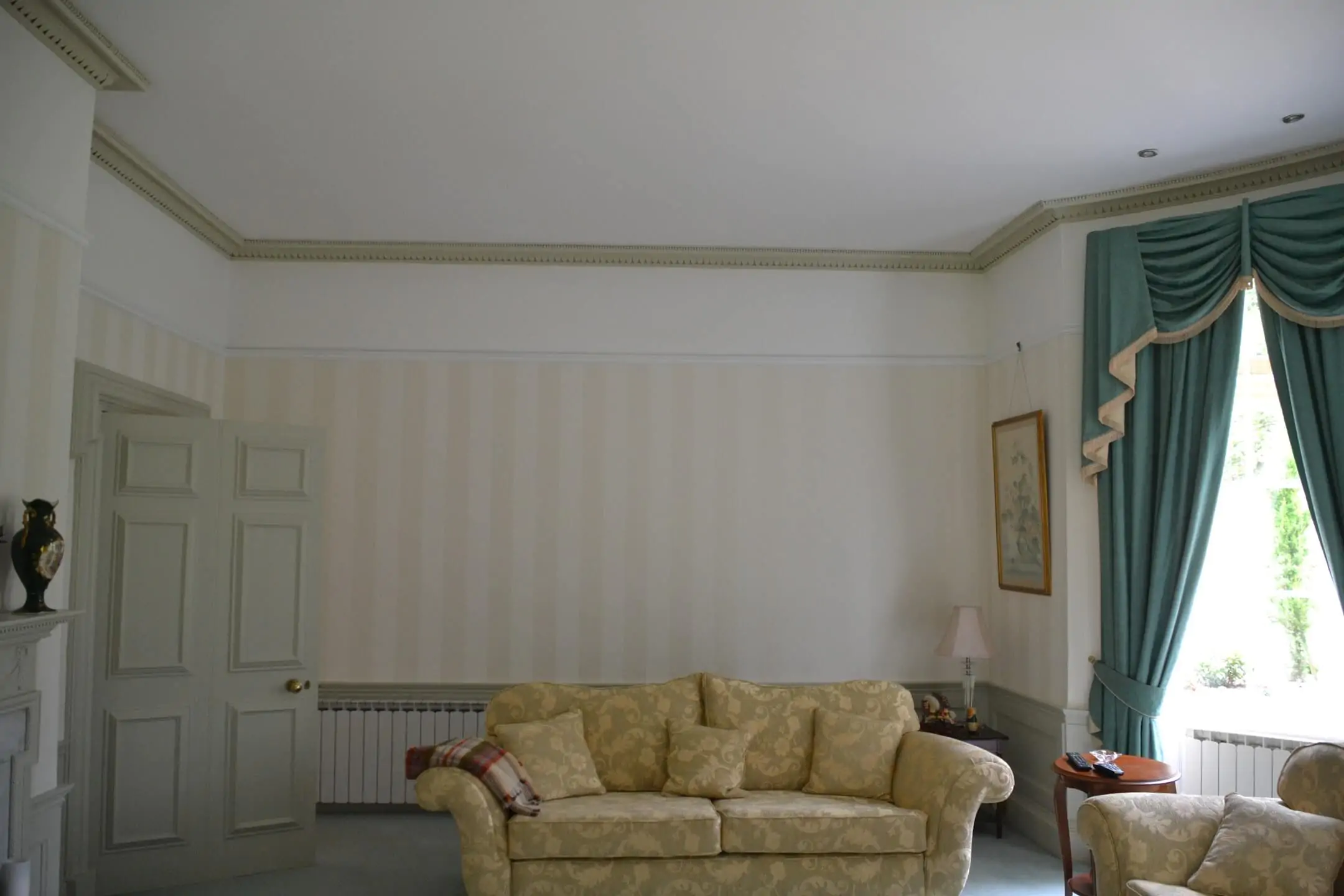 Grade 2 listed property wallpapering