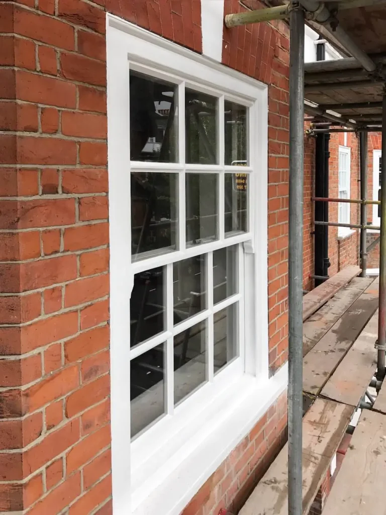 Sash window painting